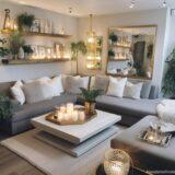 Moderne Wohnzimmer Ideen In Grau Und Taupe Mit Sofa In Grau Haus