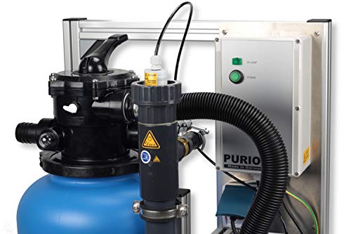 PURION Pool 20 hochwertige Poolanlage 3 in 1 Filtersystem mit Sedimentfilter, Pumpe und hochleistungs UV Lampe (PVC-U)